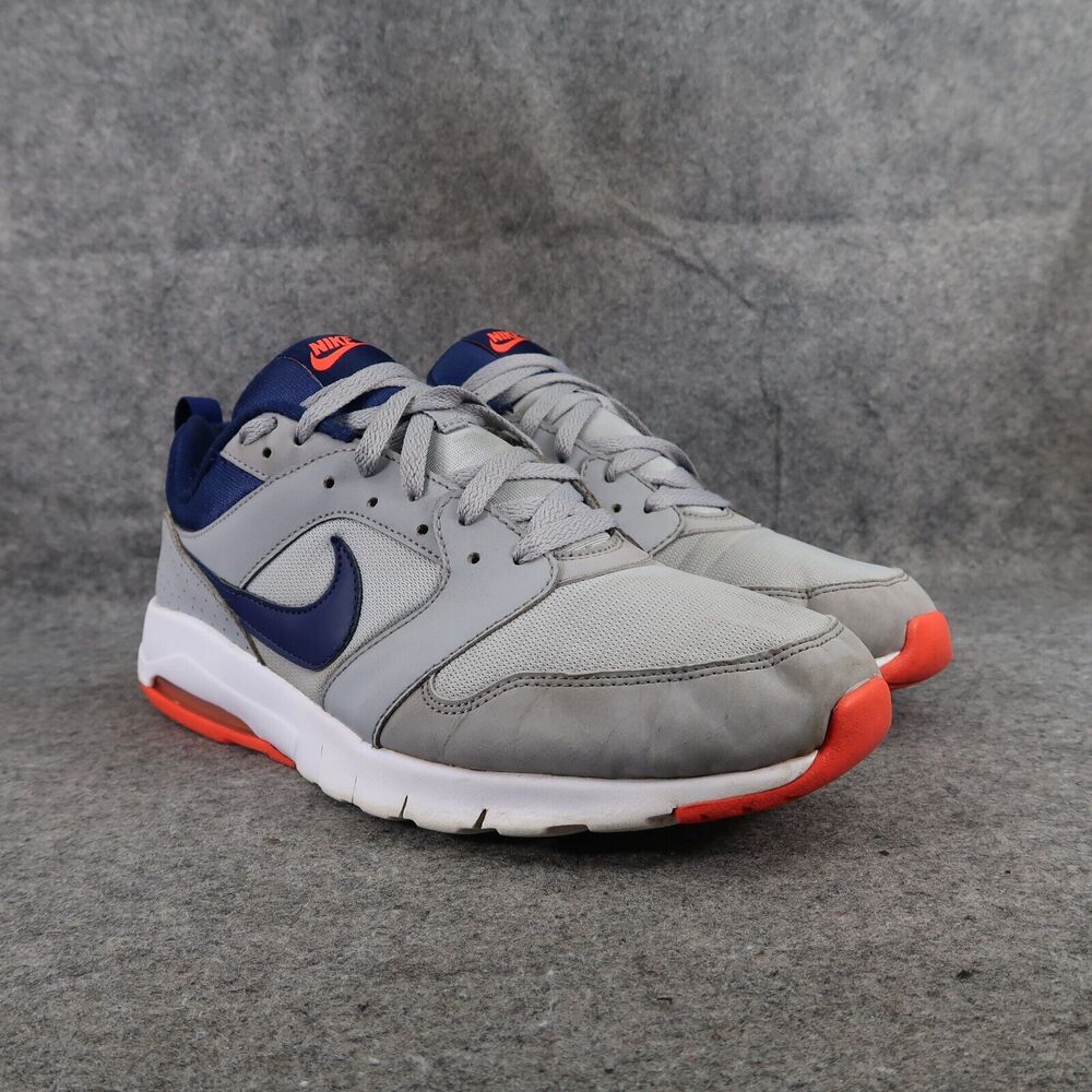 Nike Shoes Mens 11.5 Athletic Trainer Air Max Motion Sneaker Grey Blue Gym Sport